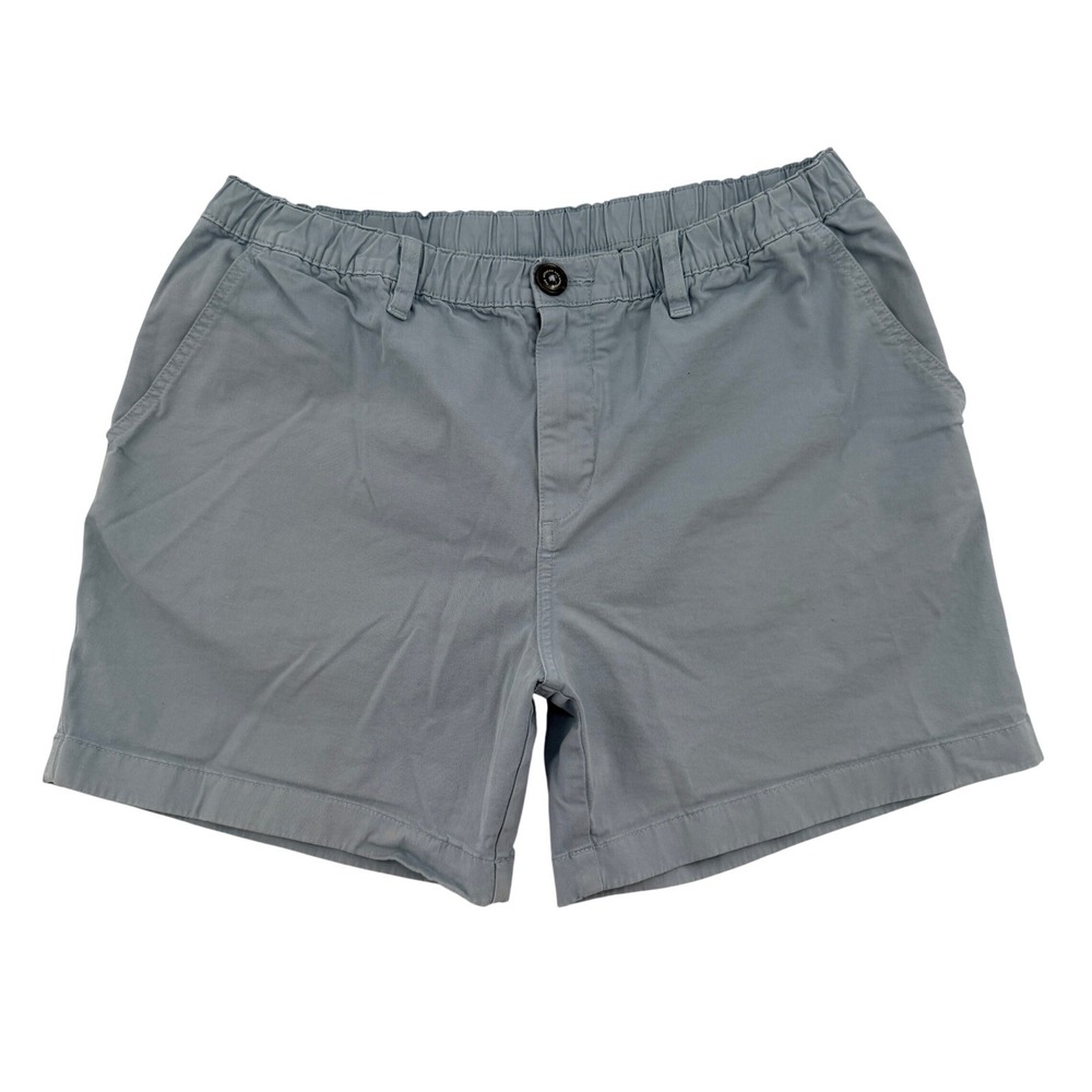 Chubbies Originals Men Shorts Light Blue Grey 5.5 Inch Inseam Size Large L Comfy